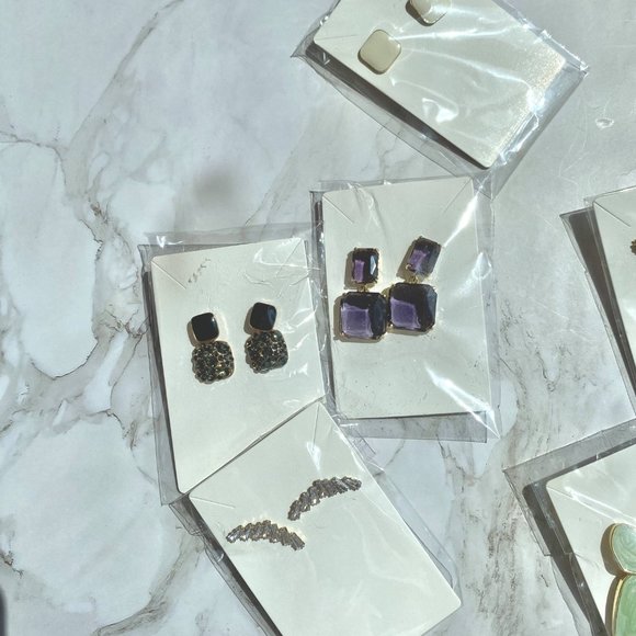 Hottie Couture Women's Love Collection Mixed Stud Earrings - Lot of 6 - Picture 5 of 7